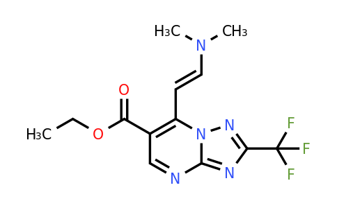 1235515-23-7 | Ethyl (E)-7-(2-(dimethylamino)vinyl)-2-(trifluoromethyl)-[1,2,4]triazolo[1,5-a]pyrimidine-6-carboxylate