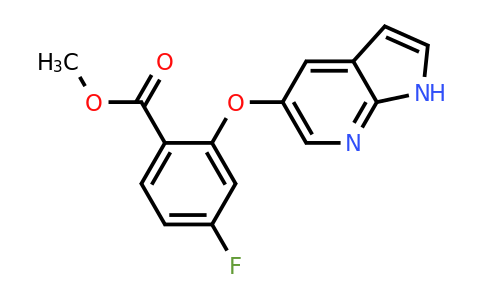 Methyl 4-fluoro-2-{1H-pyrrolo[2,3-b]pyridin-5-yloxy}benzoate