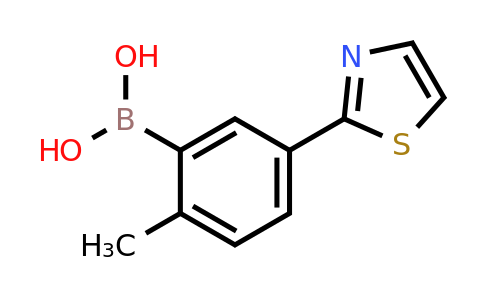 1235963-01-5 | 2-Methyl-5-(thiazol-2-yl)phenylboronic acid