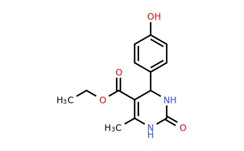 123629-41-4 | Ethyl 4-(4-hydroxyphenyl)-6-methyl-2-oxo-1,2,3,4-tetrahydropyrimidine-5-carboxylate