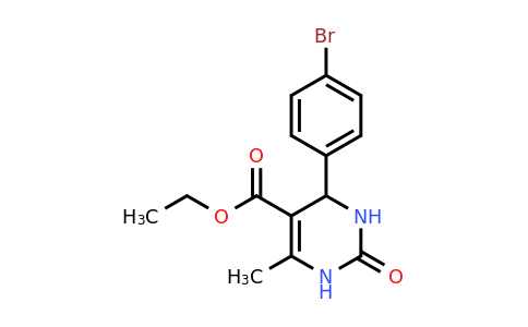 123629-43-6 | Ethyl 4-(4-bromophenyl)-6-methyl-2-oxo-1,2,3,4-tetrahydropyrimidine-5-carboxylate