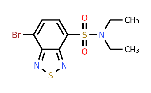 123708-32-7 | 7-Bromo-N,N-diethyl-2,1,3-benzothiadiazole-4-sulfonamide