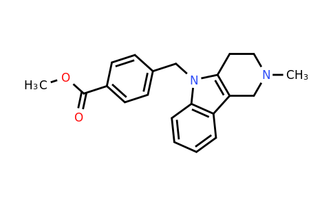 1239034-70-8 | Methyl 4-((2-methyl-3,4-dihydro-1H-pyrido[4,3-b]indol-5(2H)-yl)methyl)benzoate