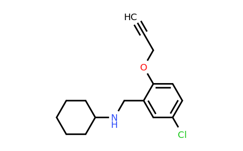 1239720-53-6 | N-(5-chloro-2-(prop-2-yn-1-yloxy)benzyl)cyclohexanamine
