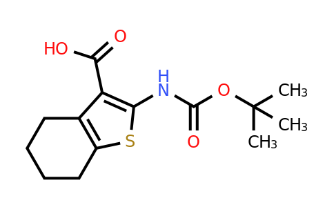 1240361-06-1 | 2-((tert-Butoxycarbonyl)amino)-4,5,6,7-tetrahydrobenzo[b]thiophene-3-carboxylic acid