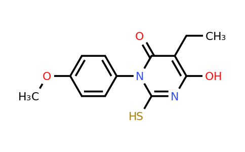 1240526-41-3 | 5-Ethyl-6-hydroxy-3-(4-methoxyphenyl)-2-sulfanyl-3,4-dihydropyrimidin-4-one