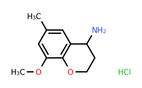 1240526-64-0 | 8-Methoxy-6-methyl-3,4-dihydro-2h-1-benzopyran-4-amine hydrochloride