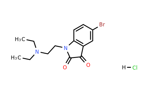 1240529-60-5 | 5-Bromo-1-[2-(diethylamino)ethyl]-2,3-dihydro-1h-indole-2,3-dione hydrochloride