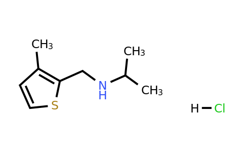 1240566-41-9 | [(3-Methylthiophen-2-yl)methyl](propan-2-yl)amine hydrochloride