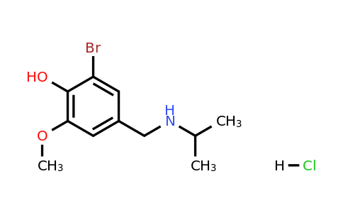 1240567-72-9 | 2-Bromo-6-methoxy-4-{[(propan-2-yl)amino]methyl}phenol hydrochloride