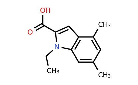 1240570-57-3 | 1-Ethyl-4,6-dimethyl-1h-indole-2-carboxylic acid