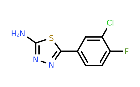 1240570-60-8 | 5-(3-Chloro-4-fluorophenyl)-1,3,4-thiadiazol-2-amine
