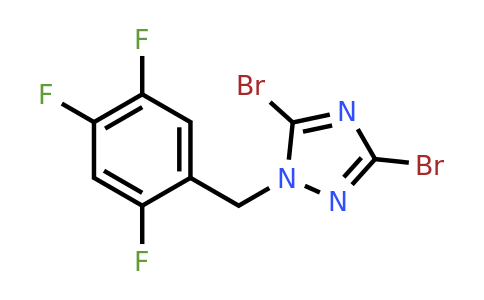 1240571-47-4 | 3,5-Dibromo-1-[(2,4,5-trifluorophenyl)methyl]-1h-1,2,4-triazole