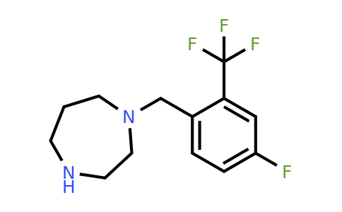 1240575-07-8 | 1-{[4-Fluoro-2-(trifluoromethyl)phenyl]methyl}-1,4-diazepane
