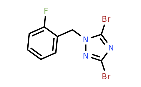 1240579-91-2 | 3,5-Dibromo-1-[(2-fluorophenyl)methyl]-1H-1,2,4-triazole