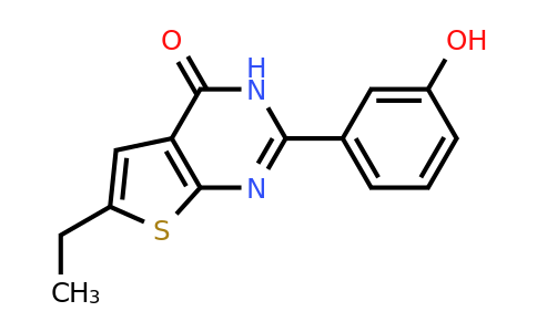 1240814-68-9 | 6-Ethyl-2-(3-hydroxyphenyl)-3h,4h-thieno[2,3-d]pyrimidin-4-one