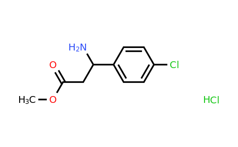 124082-19-5 | Methyl3-amino-3-(4-chlorophenyl)propanoatehydrochloride