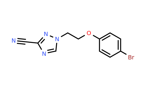 1-(2-(4-Bromophenoxy)ethyl)-1h-1,2,4-triazole-3-carbonitrile