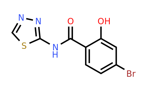1241548-99-1 | 4-Bromo-2-hydroxy-N-(1,3,4-thiadiazol-2-yl)benzamide