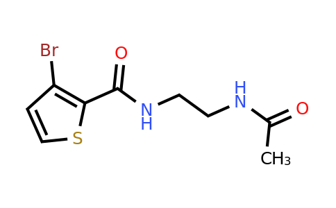 1241560-05-3 | n-(2-Acetamidoethyl)-3-bromothiophene-2-carboxamide