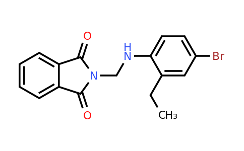 1241674-55-4 | 2-(((4-Bromo-2-ethylphenyl)amino)methyl)isoindoline-1,3-dione