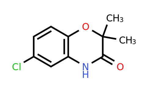 124188-37-0 | 6-Chloro-2,2-dimethyl-2H-benzo[b][1,4]oxazin-3(4H)-one