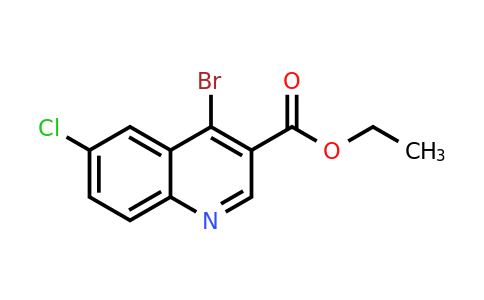 1242260-56-5 | Ethyl 4-bromo-6-chloroquinoline-3-carboxylate