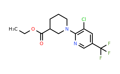 1242267-96-4 | Ethyl 1-(3-chloro-5-(trifluoromethyl)pyridin-2-yl)piperidine-3-carboxylate