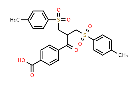 124243-00-1 | 4-(3-Tosyl-2-(tosylmethyl)propanoyl)benzoic acid