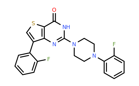1242857-96-0 | 7-(2-Fluorophenyl)-2-(4-(2-fluorophenyl)piperazin-1-yl)thieno[3,2-d]pyrimidin-4(3H)-one