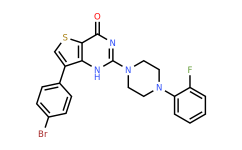 1242861-55-7 | 7-(4-Bromophenyl)-2-(4-(2-fluorophenyl)piperazin-1-yl)thieno[3,2-d]pyrimidin-4(1H)-one