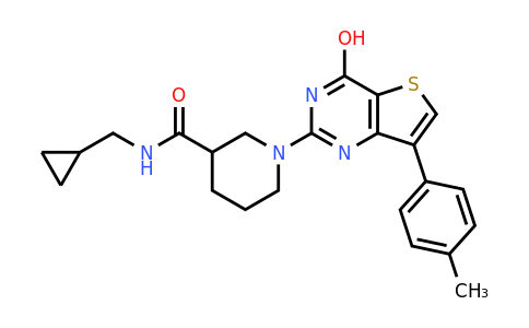 1242867-13-5 | N-(cyclopropylmethyl)-1-(4-hydroxy-7-(p-tolyl)thieno[3,2-d]pyrimidin-2-yl)piperidine-3-carboxamide