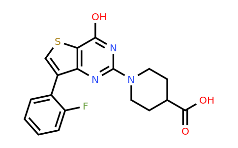 1242870-45-6 | 1-(7-(2-Fluorophenyl)-4-hydroxythieno[3,2-d]pyrimidin-2-yl)piperidine-4-carboxylic acid