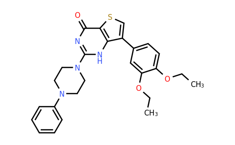 1242878-13-2 | 7-(3,4-Diethoxyphenyl)-2-(4-phenylpiperazin-1-yl)thieno[3,2-d]pyrimidin-4(1H)-one