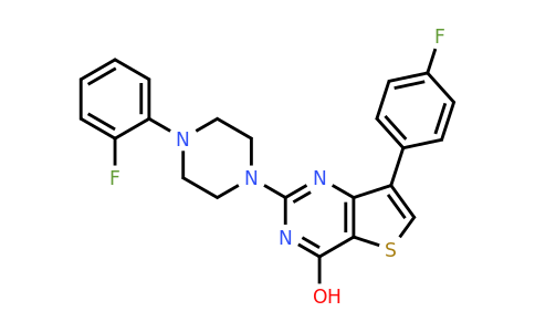 1242897-11-5 | 7-(4-Fluorophenyl)-2-(4-(2-fluorophenyl)piperazin-1-yl)thieno[3,2-d]pyrimidin-4-ol