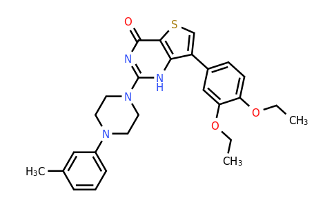 1242992-16-0 | 7-(3,4-Diethoxyphenyl)-2-(4-(m-tolyl)piperazin-1-yl)thieno[3,2-d]pyrimidin-4(1H)-one
