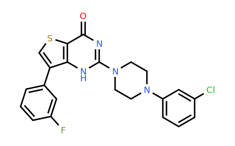 1243004-67-2 | 2-(4-(3-Chlorophenyl)piperazin-1-yl)-7-(3-fluorophenyl)thieno[3,2-d]pyrimidin-4(1H)-one
