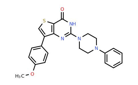 1243021-30-8 | 7-(4-Methoxyphenyl)-2-(4-phenylpiperazin-1-yl)thieno[3,2-d]pyrimidin-4(3H)-one