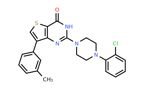 1243023-55-3 | 2-(4-(2-Chlorophenyl)piperazin-1-yl)-7-(m-tolyl)thieno[3,2-d]pyrimidin-4(3H)-one