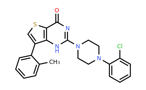 1243025-61-7 | 2-(4-(2-Chlorophenyl)piperazin-1-yl)-7-(o-tolyl)thieno[3,2-d]pyrimidin-4(1H)-one