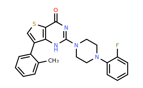 1243060-12-9 | 2-(4-(2-Fluorophenyl)piperazin-1-yl)-7-(o-tolyl)thieno[3,2-d]pyrimidin-4(1H)-one