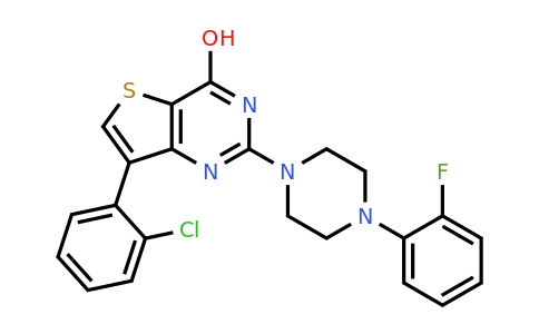 1243104-77-9 | 7-(2-Chlorophenyl)-2-(4-(2-fluorophenyl)piperazin-1-yl)thieno[3,2-d]pyrimidin-4-ol