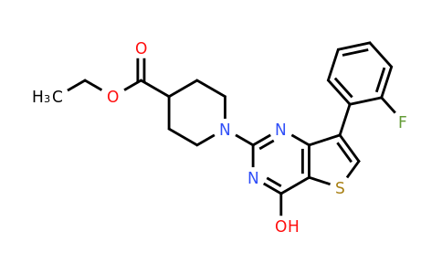 1243106-58-2 | Ethyl 1-(7-(2-fluorophenyl)-4-hydroxythieno[3,2-d]pyrimidin-2-yl)piperidine-4-carboxylate