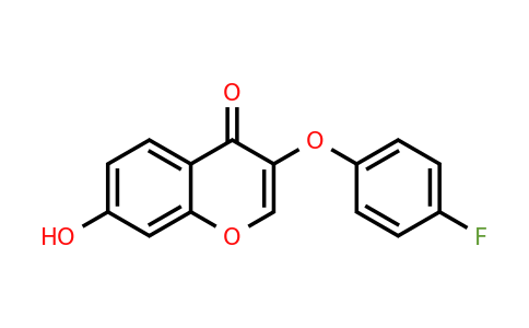 124330-34-3 | 3-(4-Fluorophenoxy)-7-hydroxy-4H-1-benzopyran-4-one