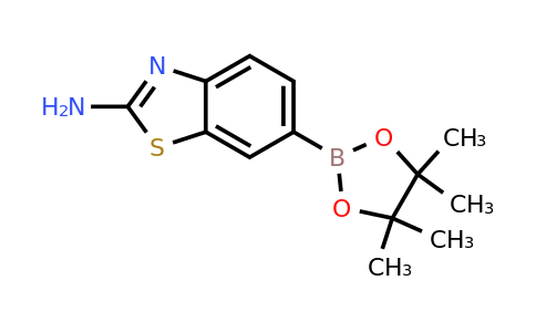 6-(4,4,5,5-Tetramethyl-1,3,2-dioxaborolan-2-yl)benzo[d]thiazol-2-amine