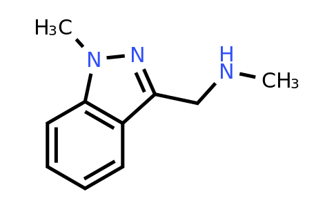124491-38-9 | n-Methyl-1-(1-methyl-1h-indazol-3-yl)methanamine