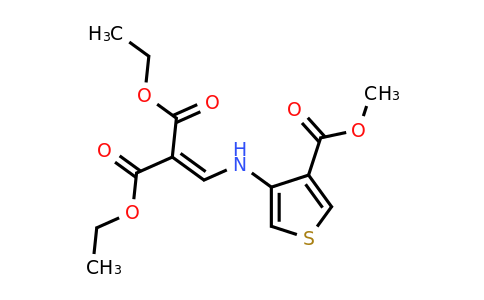 124555-03-9 | Diethyl 2-(((4-(methoxycarbonyl)thiophen-3-yl)amino)methylene)malonate