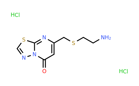 1245569-87-2 | 7-(((2-Aminoethyl)thio)methyl)-5h-[1,3,4]thiadiazolo[3,2-a]pyrimidin-5-one dihydrochloride