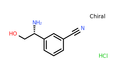 1245623-77-1 | (R)-3-(1-Amino-2-hydroxyethyl)benzonitrile hydrochloride