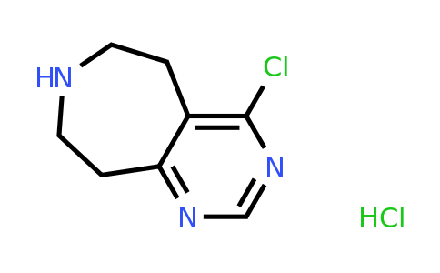 1245642-58-3 | 4-Chloro-5h,6h,7h,8h,9h-pyrimido[4,5-d]azepine hydrochloride